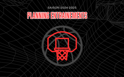 Planning des entraînements 2024-2025